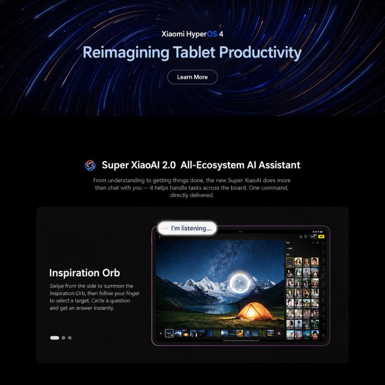 Xiaomi Pad 9 Pro Max 13.3 inch Tablet PC, 12GB+512GB, HyperOS 4, XRING O3 AI Deca Core CPU, 12GB+256GB
