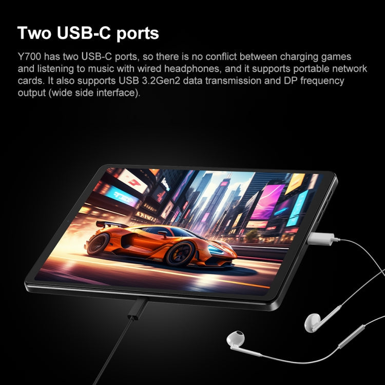 Lenovo LEGION Y700 2025 8.8 inch Anti-glare WiFi Gaming Tablet, 16GB+512GB, Android 14, Qualcomm Snapdragon 8 Gen3 Octa Core (Black)