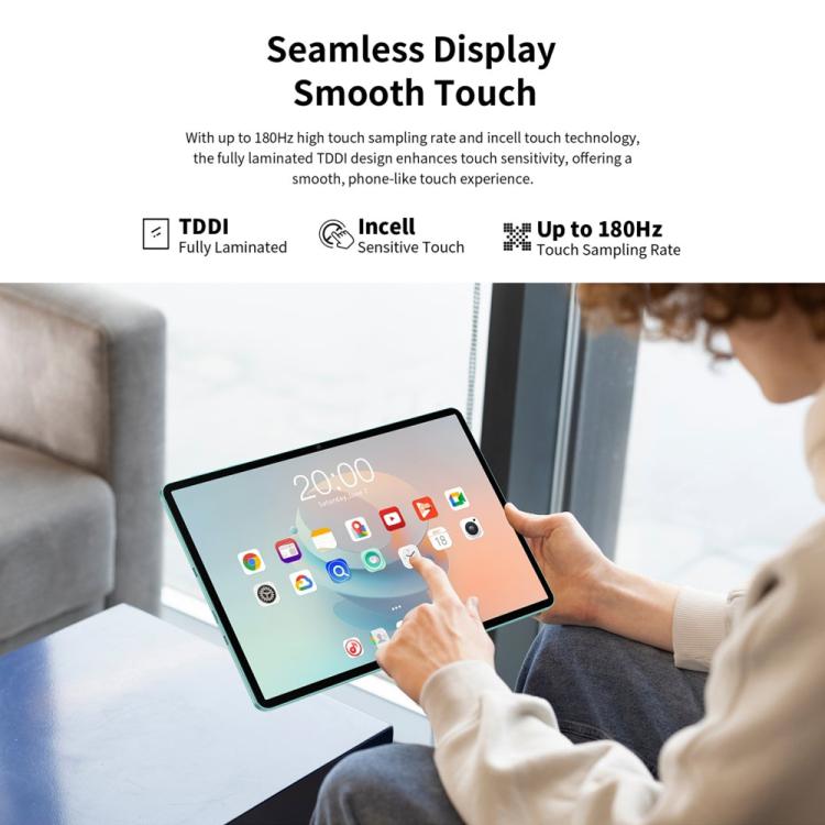Teclast P50AI WiFi Tablet PC, 6GB+128GB, 11 inch Android 15 Allwinner A733 Octa Core with NPU, P50AI