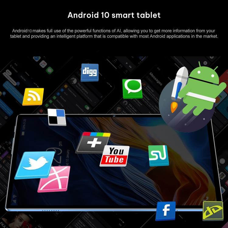Android 10.0 MTK6750 Octa Core 1.8GHz, Dual SIM, Support GPS, OTG, WiFi, BT, 4GB+64GB, MTK6750 4GB+64GB