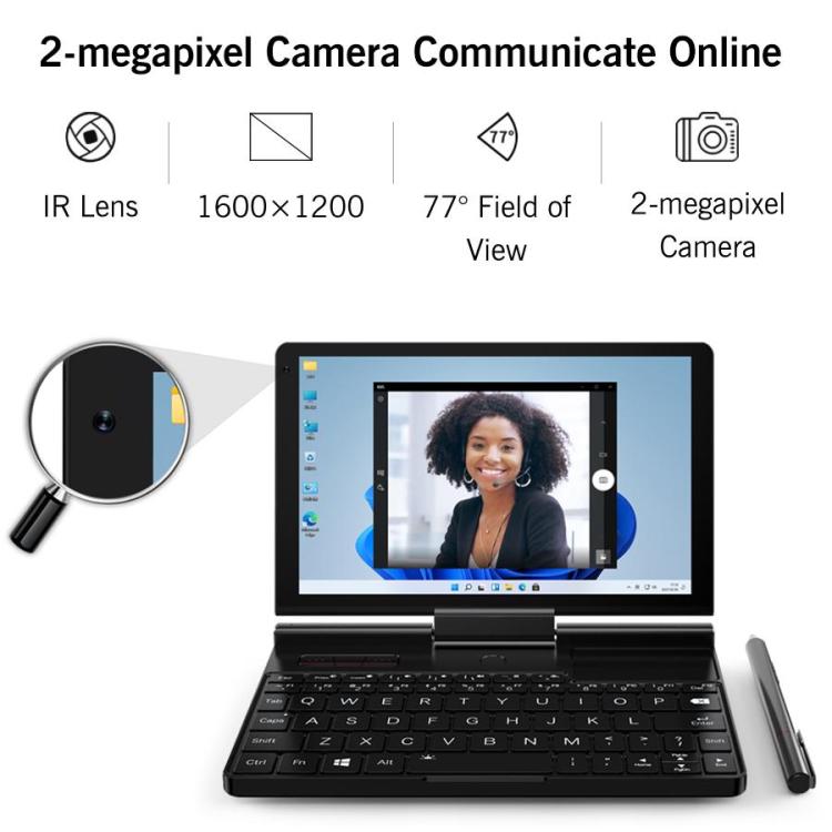 GPD Pocket 3 Handheld PC, 16GB+512GB, 8 inch Windows 11 Home Intel Core i3-1125G4, EU Plug, WMC2572EU, WMC2572UK, WMC2572US