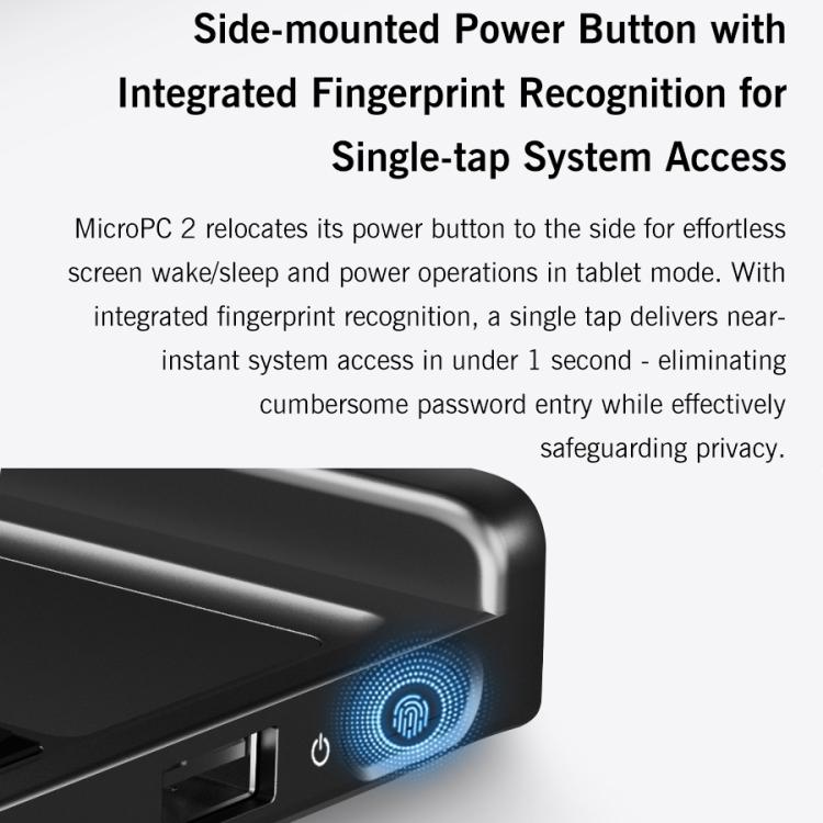 GPD MicroPC 2 Handheld Gaming PC, 16GB+512GB, 7 inch Windows 11 Pro Intel Processor N250, US Plug, WMC2573AU, WMC2573EU, WMC2573UK, WMC2573US