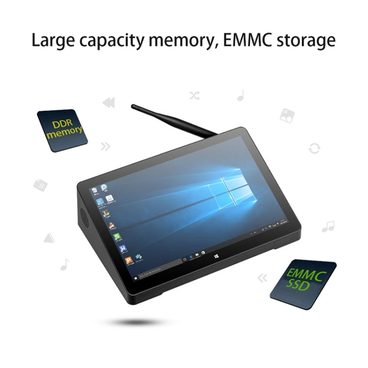 PiPo H10PRO All-in-One Mini PC, 10.1 inch, 8GB+512GB, Windows 11 Intel Alder Lake N95 Quad Core, US Plug, H10PRO 8GB+512GB