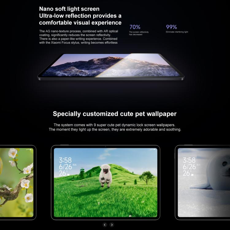 Xiaomi Pad 7S Pro 12.5 inch, 12GB+512GB, HyperOS 2, XRING O1 3nm Deca Core CPU, 12GB+512GB