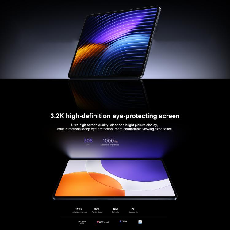 Xiaomi Pad 7S Pro 12.5 inch, 16GB+1TB, HyperOS 2, XRING O1 3nm Deca Core CPU, 16GB+1TB