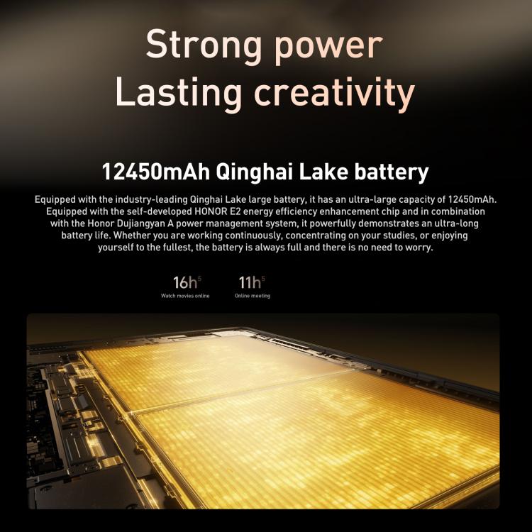 Honor MagicPad3 13.3 inch WiFi Tablet PC, 12GB+256GB MagicOS 9.0.1 Qualcomm Snapdragon 8 Gen3 Octa Core, 12GB+256GB