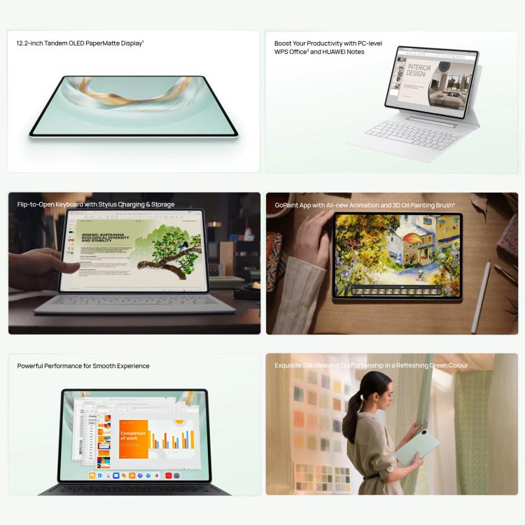 HUAWEI MatePad Pro 12.2 inch 2025 WiFi, 12GB+512GB, HarmonyOS 5.0 Hisilicon Kirin 9020A, Not Support Google Play, 12GB+512GB