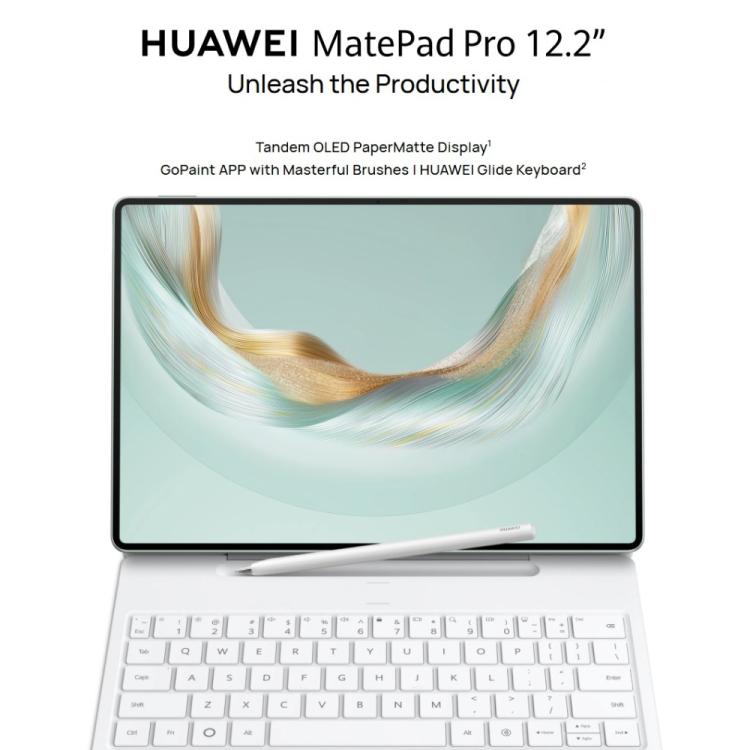 HUAWEI MatePad Pro 12.2 inch 2025 WiFi Soft Light Screen, 12GB+512GB, HarmonyOS 5.0 Hisilicon Kirin 9020A, Not Support Google Play, 12GB+512GB, Soft Light