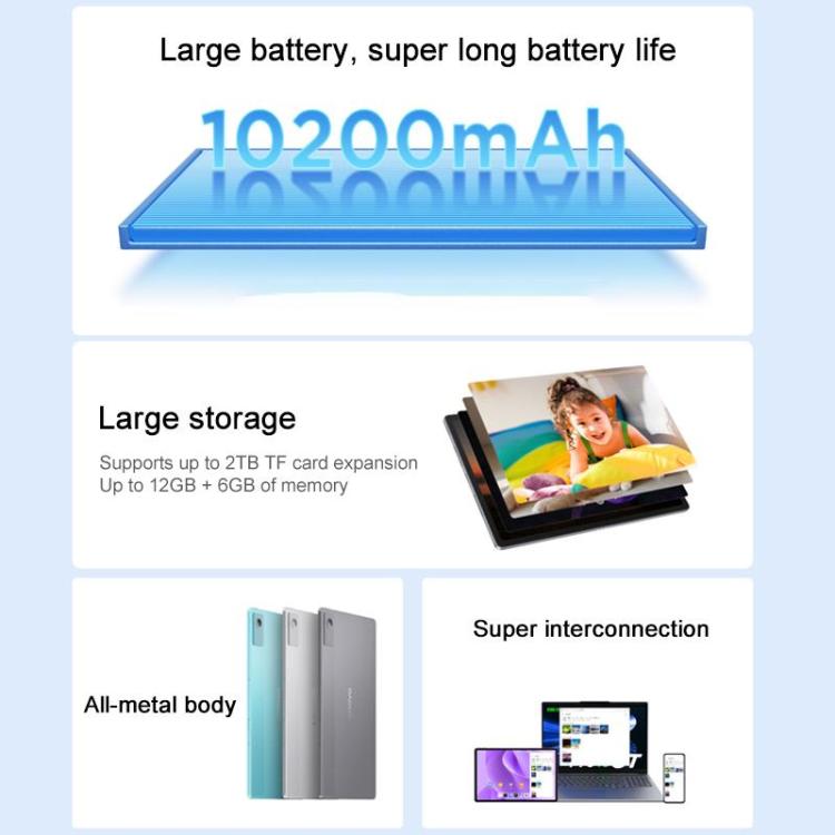 Lenovo Xiaoxin Pad 12.1 inch 2025 WiFi Tablet, 8GB+128GB, MediaTek Dimensity 6400 Octa Core,US Plug, 8GB+128GB