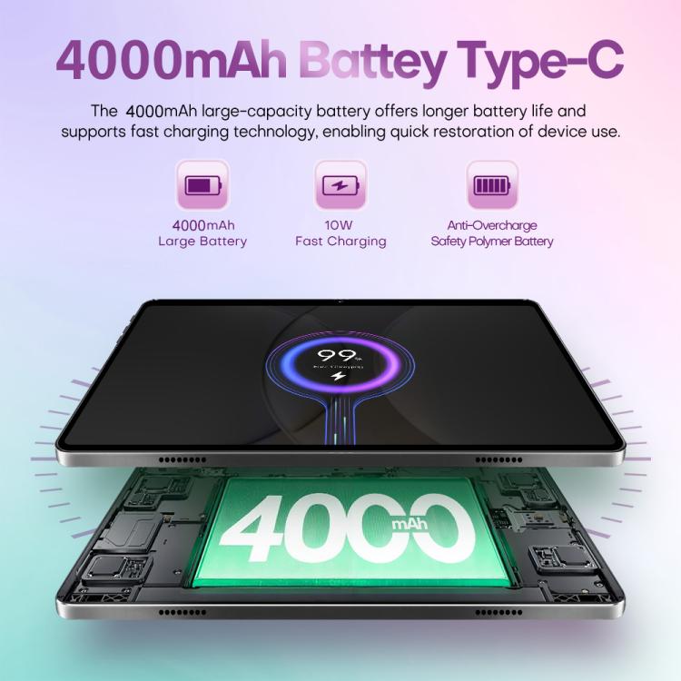 Pad 9 Ultra 10.1 inch 3G Phone Call Tablet PC, 2GB+32GB, Android 10 MTK6737 Quad Core, UK Plug, UK Plug