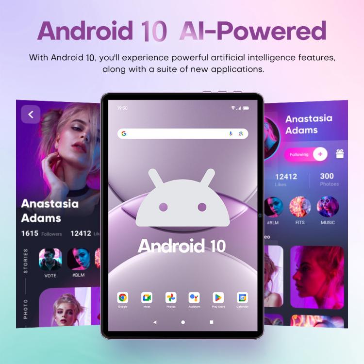 Pad 9 Ultra 10.1 inch 3G Phone Call Tablet PC, 2GB+32GB, Android 10 MTK6737 Quad Core, AU Plug, AU Plug