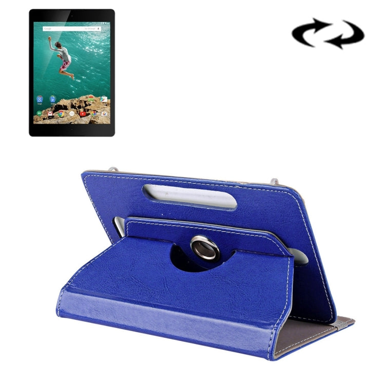 9 inch Tablets Leather Case Crazy Horse Texture 360 Degrees Rotation Protective Case Shell with Holder for ONDA V891w, Ramos i9s Pro & Win8, Colorfly i898W & i898A, 9 inch White, 9 inch Black, 9 inch Orange, 9 inch Red, 9 inch Baby Blue, 9 inch Blue...