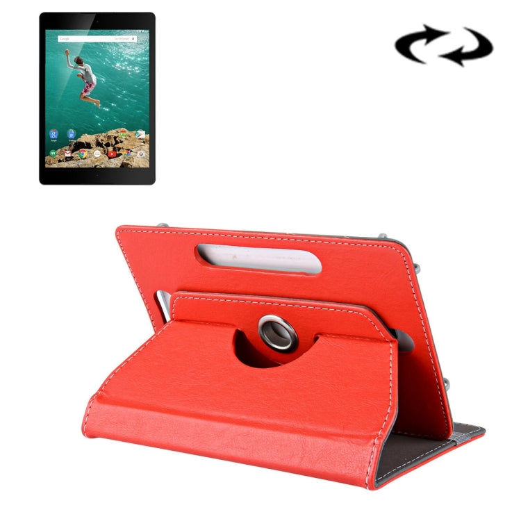 9 inch Tablets Leather Case Crazy Horse Texture 360 Degrees Rotation Protective Case Shell with Holder for ONDA V891w, Ramos i9s Pro & Win8, Colorfly i898W & i898A, 9 inch White, 9 inch Black, 9 inch Orange, 9 inch Red, 9 inch Baby Blue, 9 inch Blue...