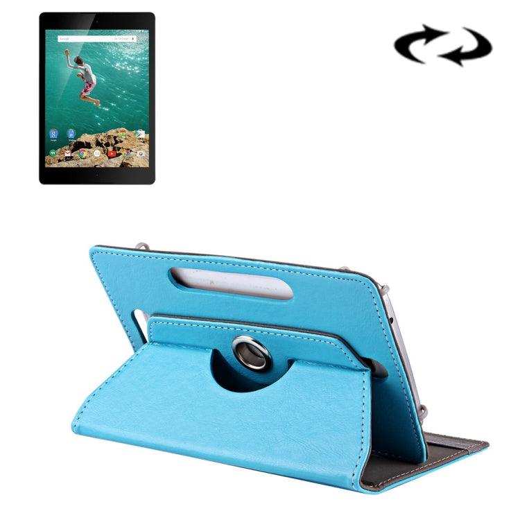 9 inch Tablets Leather Case Crazy Horse Texture 360 Degrees Rotation Protective Case Shell with Holder for ONDA V891w, Ramos i9s Pro & Win8, Colorfly i898W & i898A, 9 inch White, 9 inch Black, 9 inch Orange, 9 inch Red, 9 inch Baby Blue, 9 inch Blue...