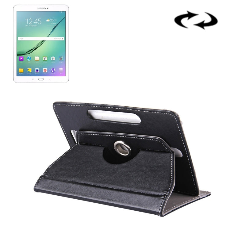 10 inch Tablets Leather Case Crazy Horse Texture 360 Degrees Rotation Protective Case Shell with Holder for Asus ZenPad 10 Z300C, Huawei MediaPad M2 10.0-A01W, Cube IWORK10, 10 inch Purple, 10 inch Baby Blue, 10 inch White, 10 inch Black, 10 inch Red  ...