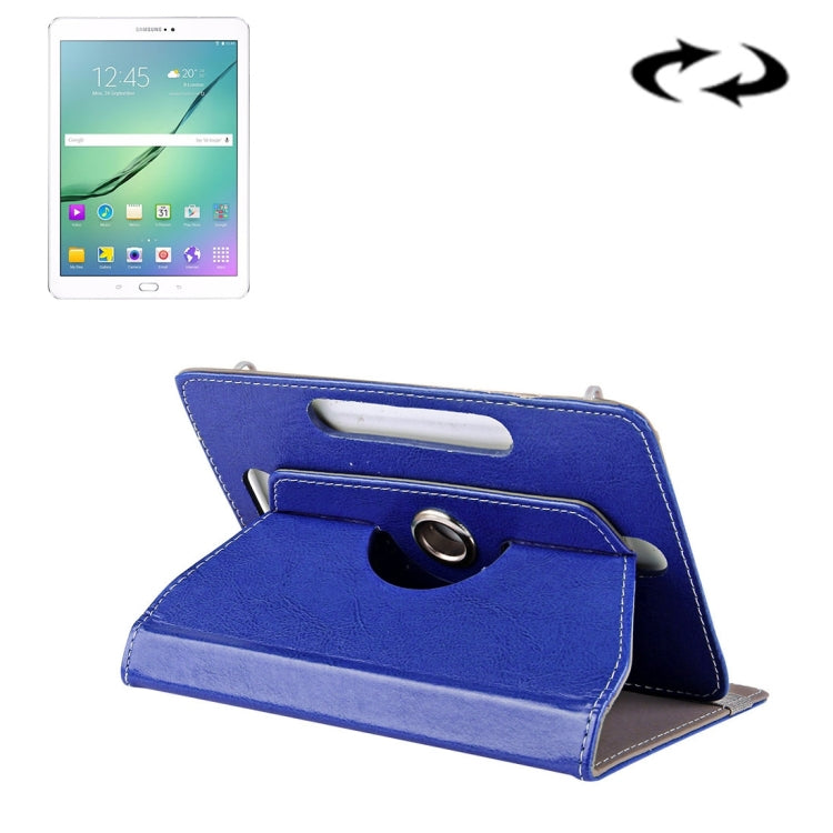 10 inch Tablets Leather Case Crazy Horse Texture 360 Degrees Rotation Protective Case Shell with Holder for Asus ZenPad 10 Z300C, Huawei MediaPad M2 10.0-A01W, Cube IWORK10, 10 inch Purple, 10 inch Baby Blue, 10 inch White, 10 inch Black, 10 inch Red  ...