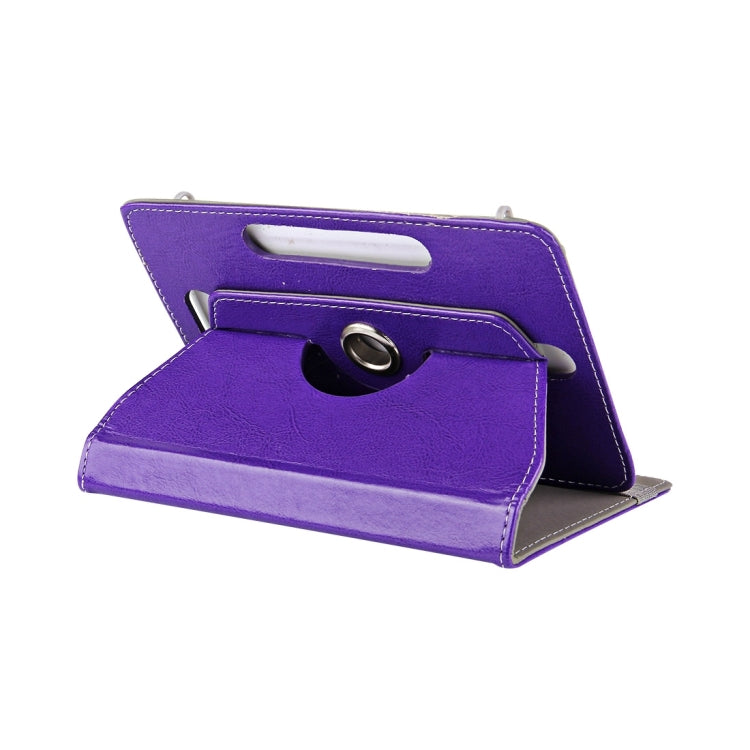 10 inch Tablets Leather Case Crazy Horse Texture 360 Degrees Rotation Protective Case Shell with Holder for Asus ZenPad 10 Z300C, Huawei MediaPad M2 10.0-A01W, Cube IWORK10, 10 inch Purple, 10 inch Baby Blue, 10 inch White, 10 inch Black, 10 inch Red  ...