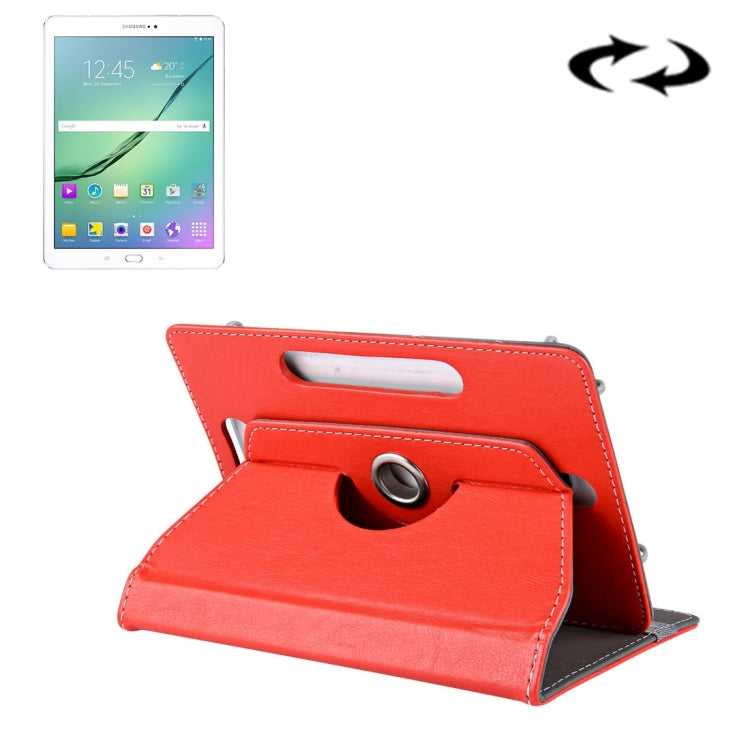 10 inch Tablets Leather Case Crazy Horse Texture 360 Degrees Rotation Protective Case Shell with Holder for Asus ZenPad 10 Z300C, Huawei MediaPad M2 10.0-A01W, Cube IWORK10, 10 inch Purple, 10 inch Baby Blue, 10 inch White, 10 inch Black, 10 inch Red  ...