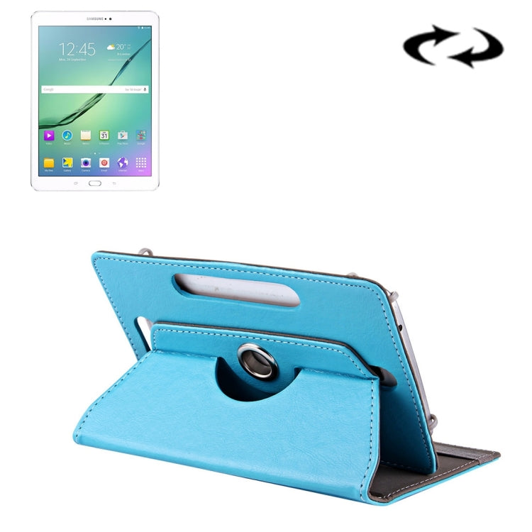 10 inch Tablets Leather Case Crazy Horse Texture 360 Degrees Rotation Protective Case Shell with Holder for Asus ZenPad 10 Z300C, Huawei MediaPad M2 10.0-A01W, Cube IWORK10, 10 inch Purple, 10 inch Baby Blue, 10 inch White, 10 inch Black, 10 inch Red  ...