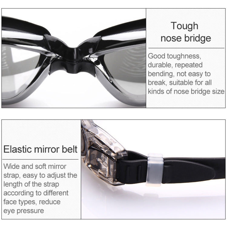 High-definition Waterproof Fogproof Swimming Goggles with Swimming Cap, Swimming Goggles with Cap (Black), Swimming Goggles with Cap (Pink), Swimming Goggles with Cap (Blue)