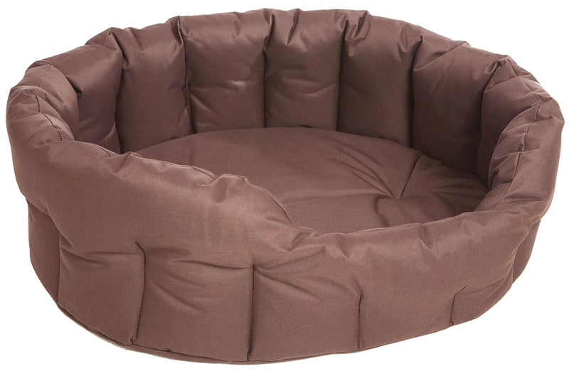 P&L Country Dog Tough Heavy Duty Oval High Sided Waterproof Dog Beds.