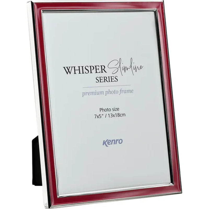 Kenro Whisper Slimline Photo Frame 7x5" - Red
