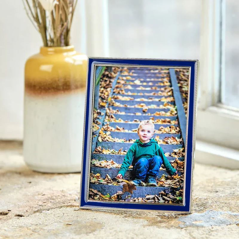 Kenro Whisper Slimline Photo Frame 8x6" - Blue