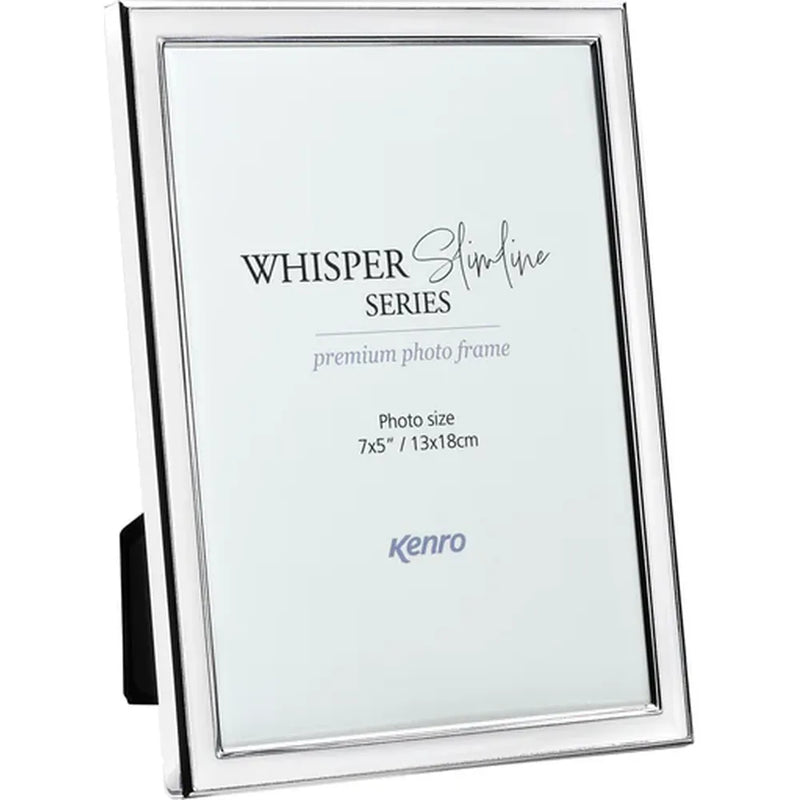 Kenro Whisper Slimline Photo Frame 8x6" - White