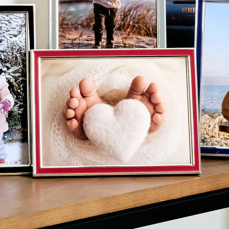 Kenro Whisper Slimline Photo Frame 8x6" - Red