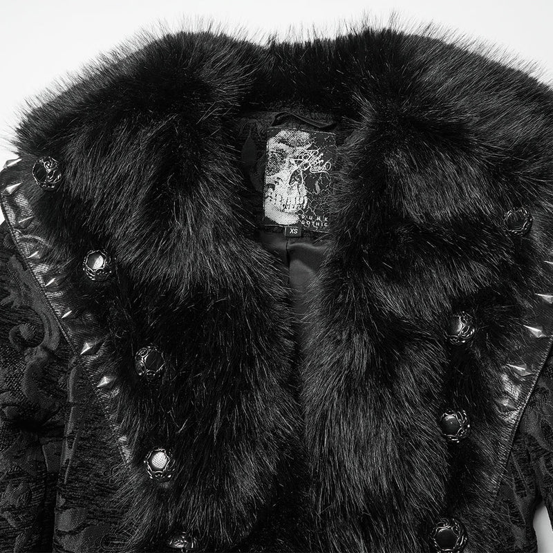 Punk Rave Goth Gorgeous Plush Coat