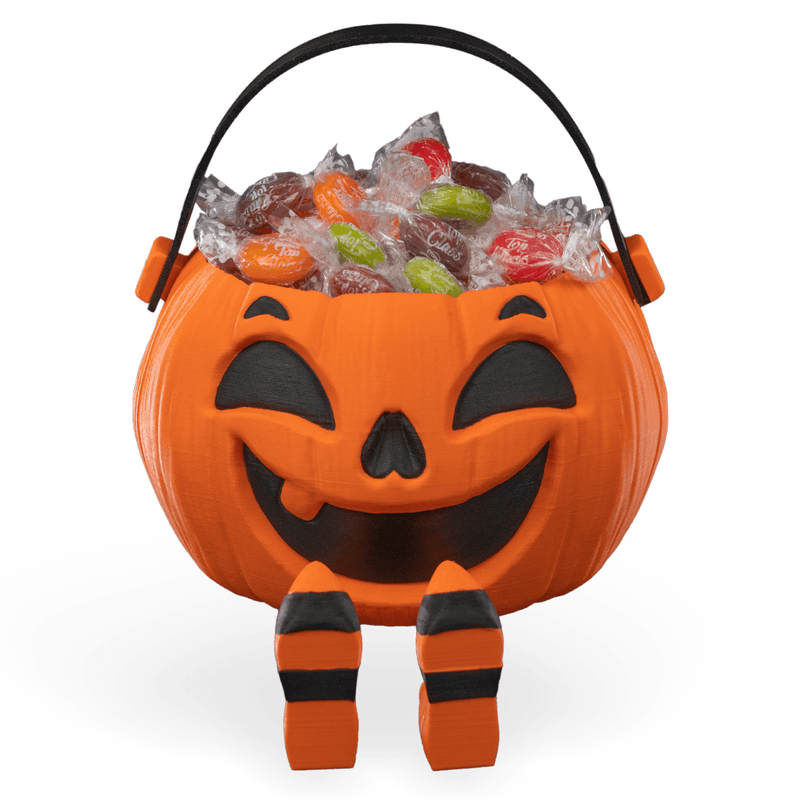 Walking Pumpkin Candy Holder – Halloween Candy Bowl