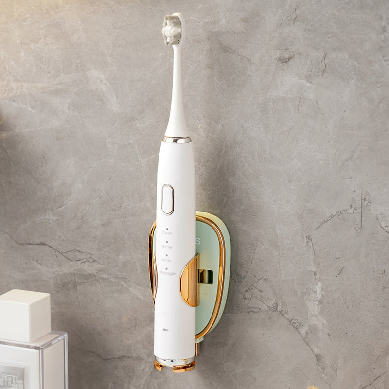 Wall-Mounted Electric Toothbrush Holder - Space-Saving Toothbrush Rack for Home Décor & Storage