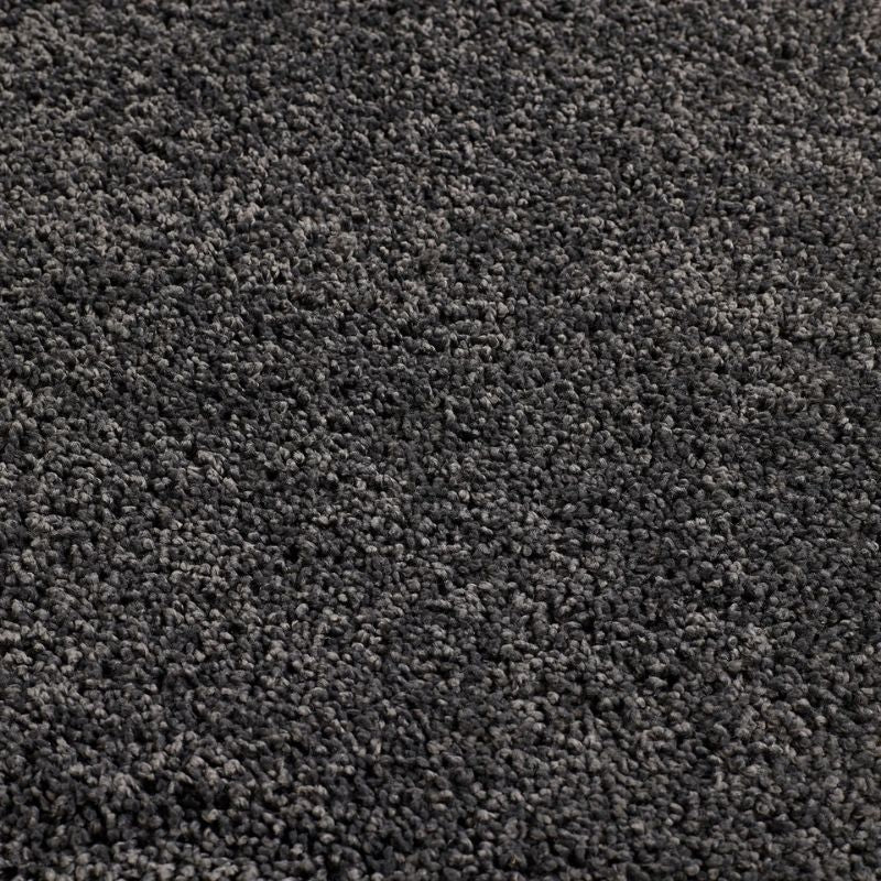 Washable Charcoal Shaggy Rug