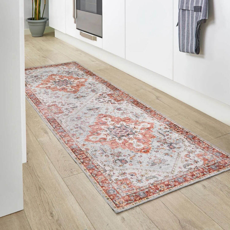 Washable Rug Marrakesh Red