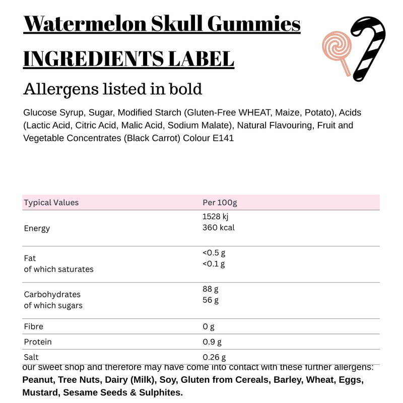 Watermelon Skull Gummies