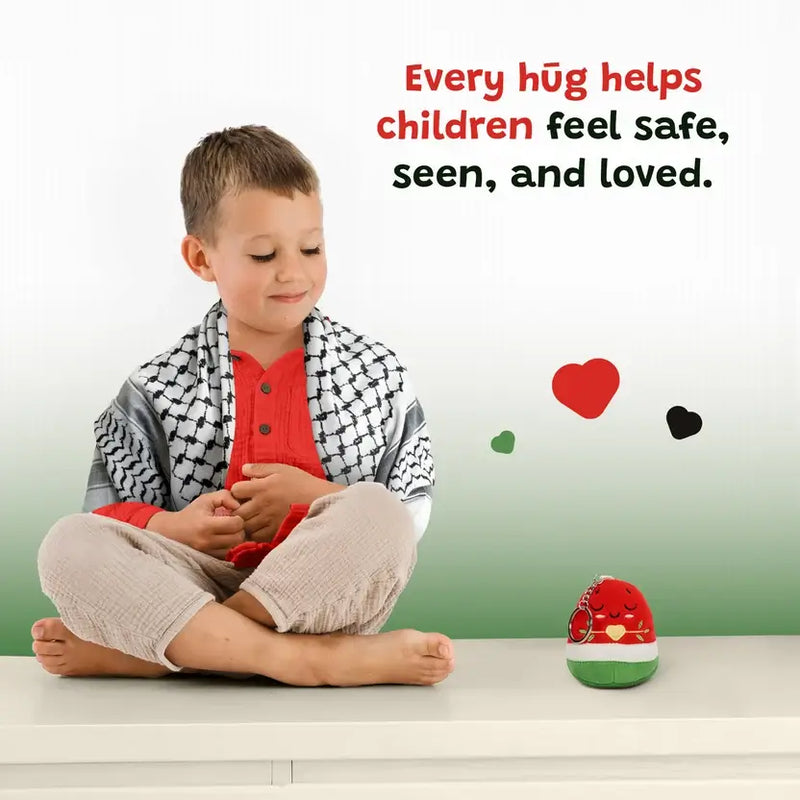 Nūr Watermelon Keyring (8cm) | Islamic Toys for Kids