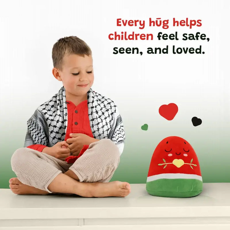 Nūr Watermelon Plushie | Islamic Toys for Kids (20cm)