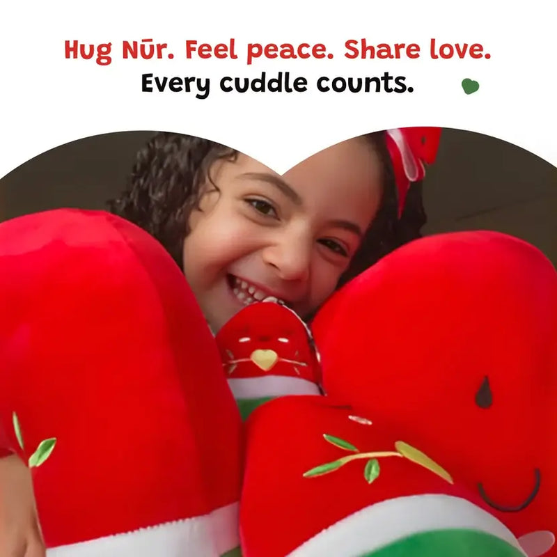 Nūr Watermelon Plushie | Islamic Toys for Kids (30cm)