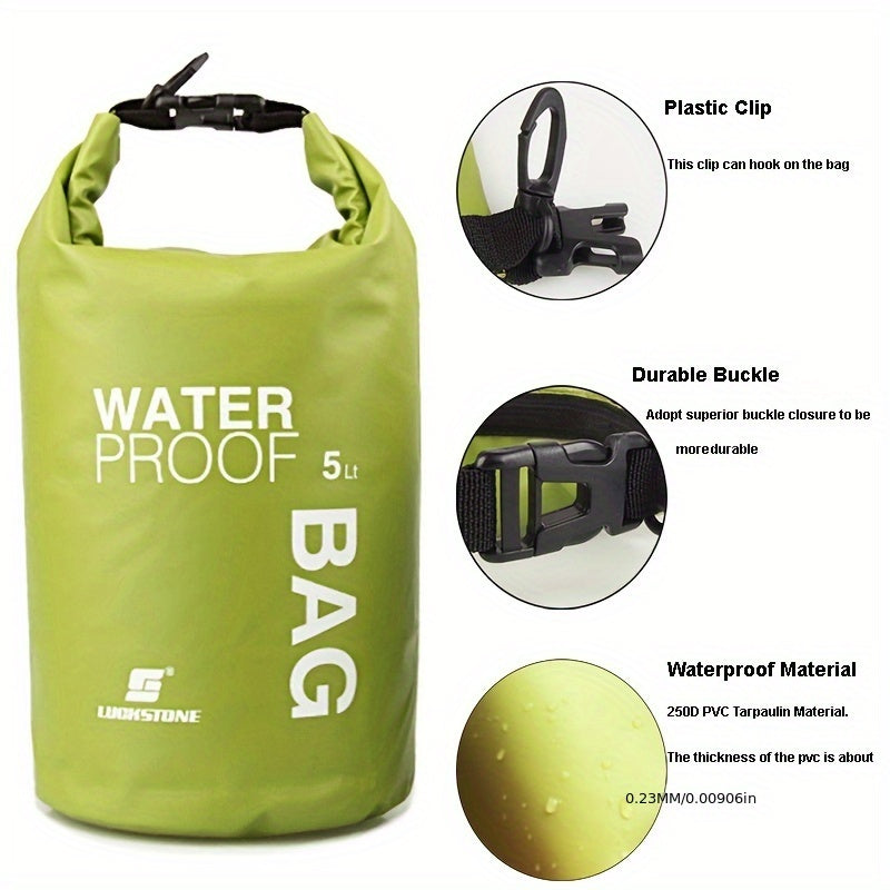 Waterproof Dry Bag - Durable Floating Sack for Kayaking, Boating, Camping & Fishing