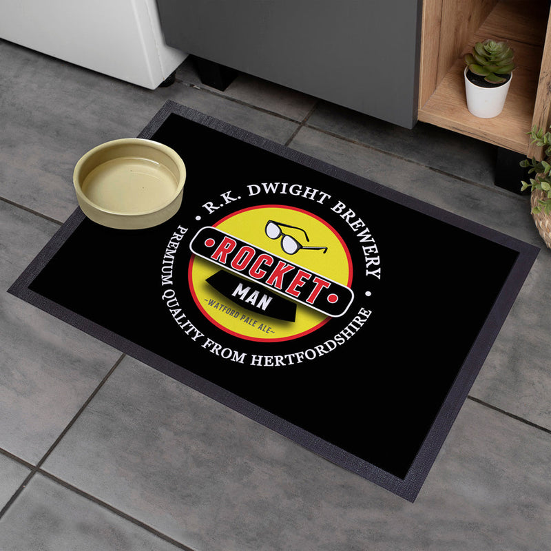 The Hornets Rocket Man  - Football Legends - Door Mat -60cm X 40cm