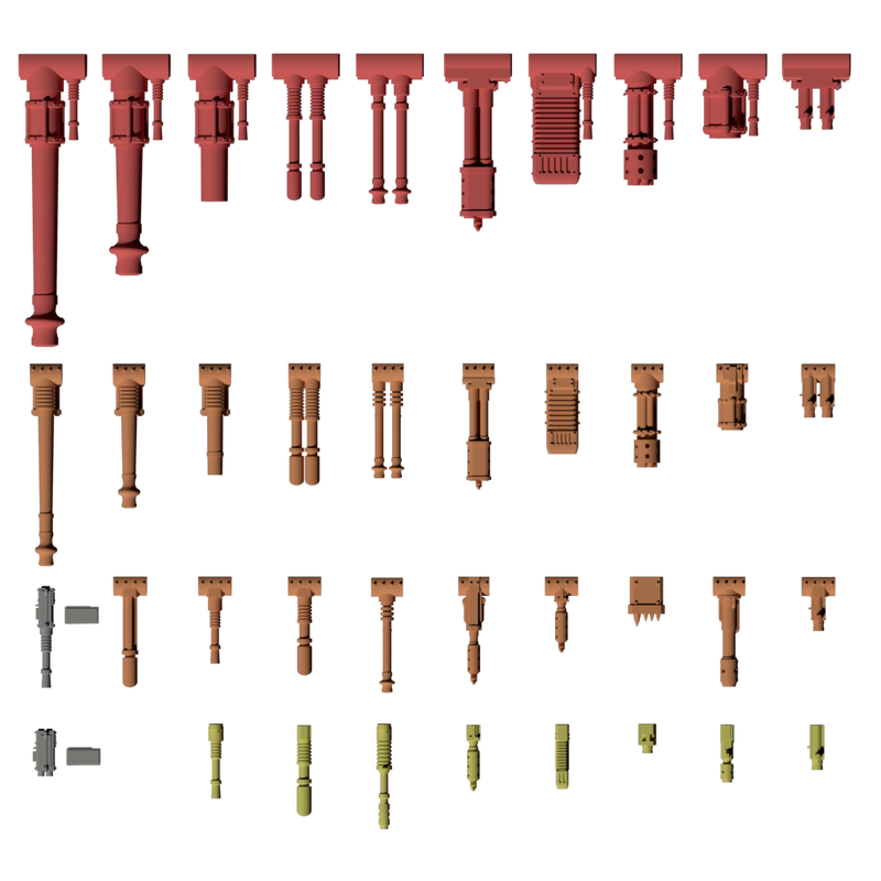 Grim Vehicle & Battle Tank Weapon Kit Bundle