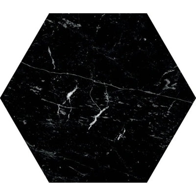 Hexa Terni Matt Black Marble Effect (16 per Box)