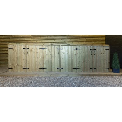 Sextet Wheelie Bin Store - All Sizes