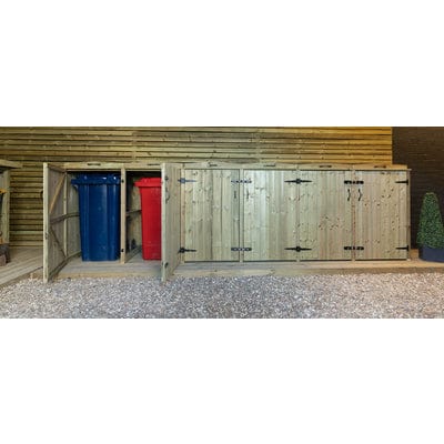 Sextet Wheelie Bin Store - All Sizes