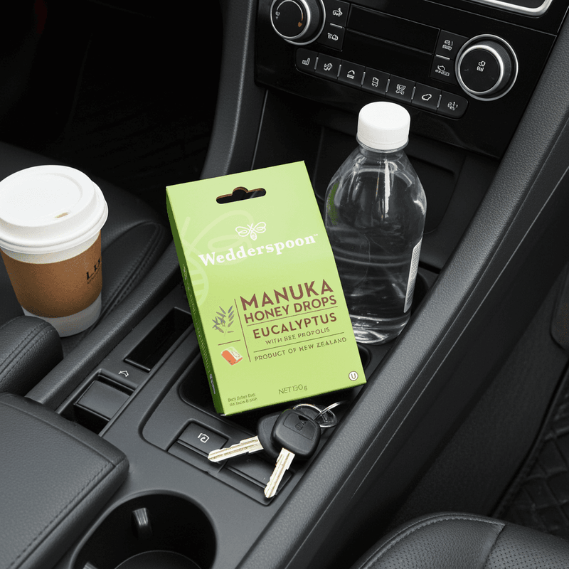 Wedderspoon Manuka Honey Drops – Eucalyptus (20 Drops)