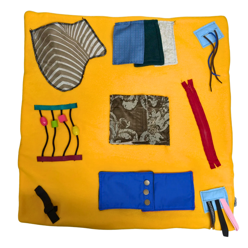 Weighted Fidget Blanket - Sunshine Yellow