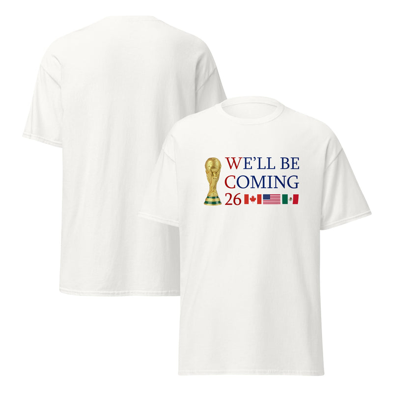 Scotland World Cup Shirt – We’ll Be Coming 2026 Football Unisex Cotton T-Shirt