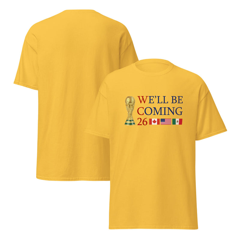 Scotland World Cup Shirt – We’ll Be Coming 2026 Football Unisex Cotton T-Shirt