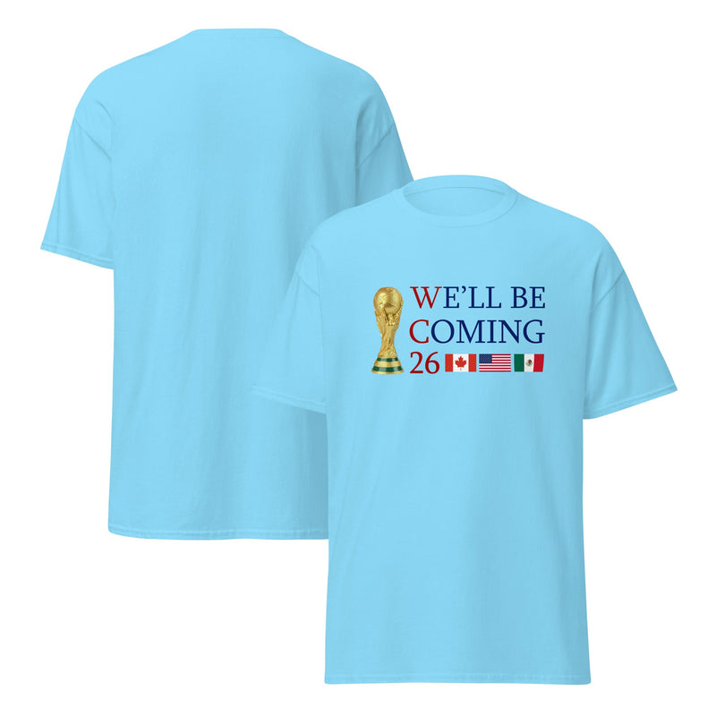 Scotland World Cup Shirt – We’ll Be Coming 2026 Football Unisex Cotton T-Shirt