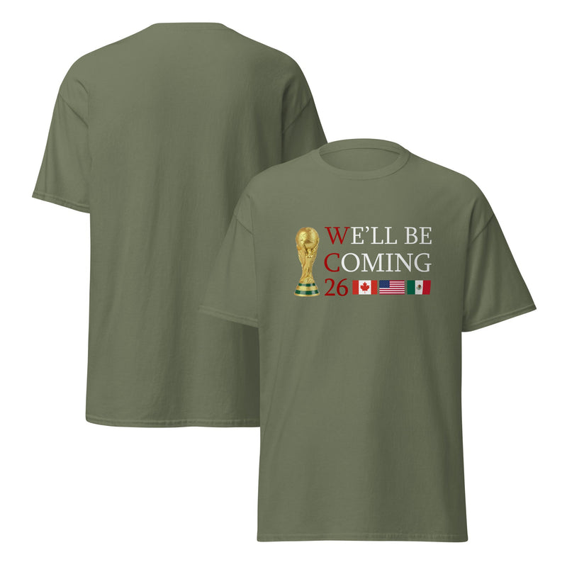 Scotland World Cup Shirt – We’ll Be Coming 2026 Football Unisex Cotton T-Shirt